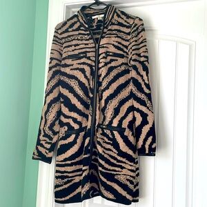 Boston Proper zip up sweater size S